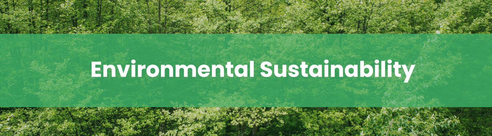 Environmental Sustainability