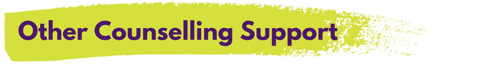Other Counselling Support